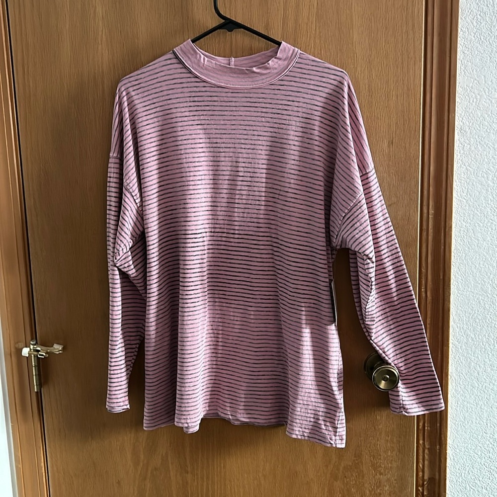 Free People striped long sleeve